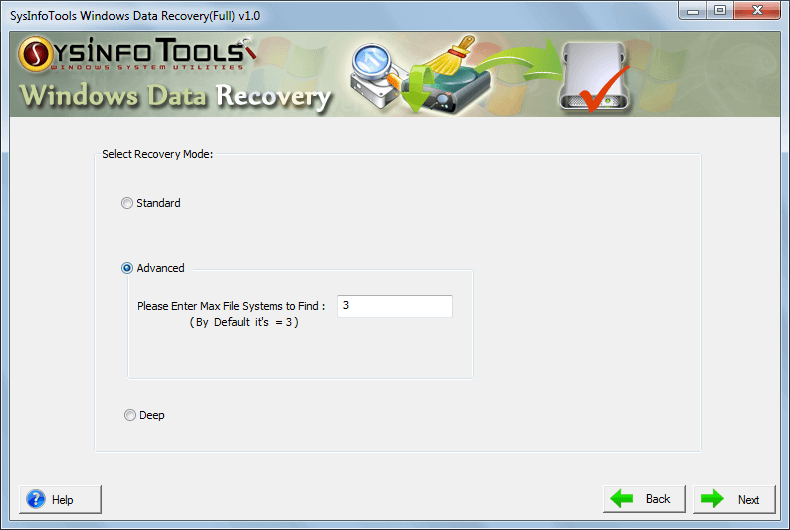 Windows Data Recovery Step 2